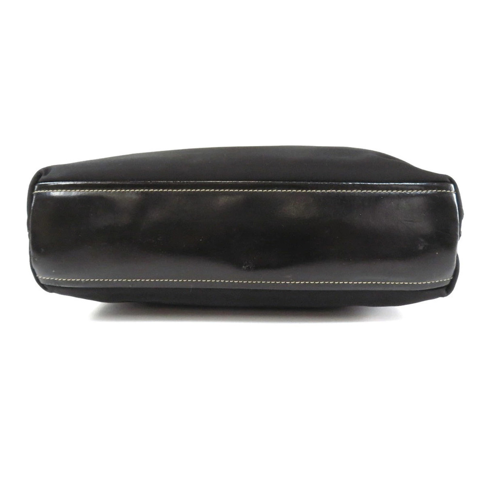 Prada Tote Tessuto Leather Shoulder Black Bag Black - Picture 4 of 11